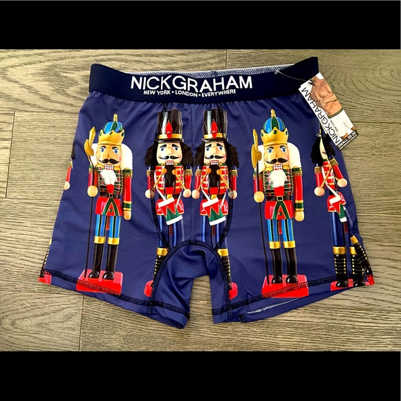 Nick Graham Underwear & Socks Nick Graham Mens Christmas Briefs